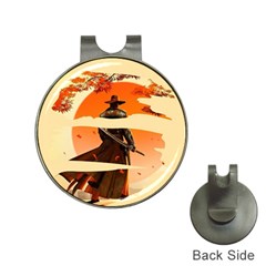 Samurai Art Ninja Katana Anime Aesthetic  Japanese Lore Style Mythology Retro Classic Warrior Hat Clips With Golf Markers by Bedest