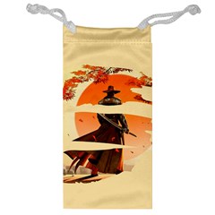 Samurai Art Ninja Katana Anime Aesthetic  Japanese Lore Style Mythology Retro Classic Warrior Jewelry Bag by Bedest