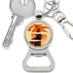 Samurai Art Ninja Katana Anime Aesthetic  Japanese Lore Style Mythology Retro Classic Warrior Bottle Opener Key Chain by Bedest