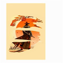 Samurai Art Ninja Katana Anime Aesthetic  Japanese Lore Style Mythology Retro Classic Warrior Small Garden Flag (two Sides) by Bedest