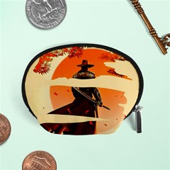 Samurai Art Ninja Katana Anime Aesthetic  Japanese Lore Style Mythology Retro Classic Warrior Accessory Pouch (small) by Bedest