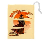 Samurai Art Ninja Katana Anime Aesthetic  Japanese Lore Style Mythology Retro Classic Warrior Drawstring Pouch (4XL) Front