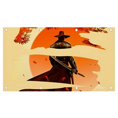 Samurai Art Ninja Katana Anime Aesthetic  Japanese Lore Style Mythology Retro Classic Warrior Banner And Sign 7  X 4  by Bedest