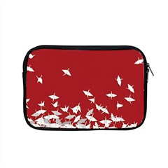 Red Sun Sea Waves Bird Japanese Art Minimalist Apple MacBook Pro 15  Zipper Case