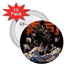 Sushi Dragon Japanese 2 25  Buttons (10 Pack)  by Bedest