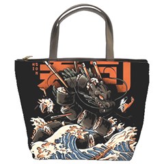 Sushi Dragon Japanese Bucket Bag by Bedest