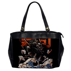 Sushi Dragon Japanese Oversize Office Handbag by Bedest