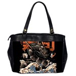 Sushi Dragon Japanese Oversize Office Handbag (2 Sides) Back