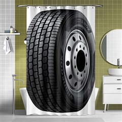 Tire Shower Curtain 48  X 72  (small)  by Ket1n9