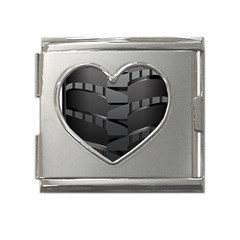 Tire Mega Link Heart Italian Charm (18mm) by Ket1n9