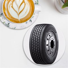 Tire Uv Print Round Tile Coaster by Ket1n9