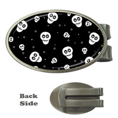 Skull Pattern Money Clips (oval)  by Ket1n9