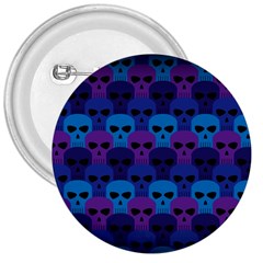 Skull Pattern Wallpaper 3  Buttons by Ket1n9