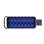 Skull Pattern Wallpaper Portable USB Flash (Two Sides) Front