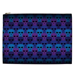 Skull Pattern Wallpaper Cosmetic Bag (xxl) by Ket1n9