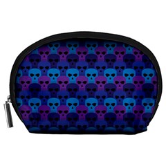 Skull Pattern Wallpaper Accessory Pouch (large)