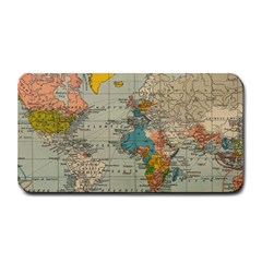 Vintage World Map Medium Bar Mat by Ket1n9