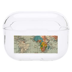 Vintage World Map Hard Pc Airpods Pro Case by Ket1n9