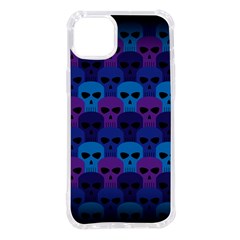 Skull Pattern Wallpaper Iphone 14 Plus Tpu Uv Print Case by Ket1n9