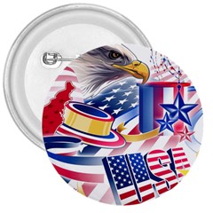 United States Of America Usa  Images Independence Day 3  Buttons by Ket1n9