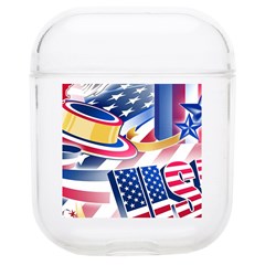 United States Of America Usa  Images Independence Day Soft Tpu Airpods 1/2 Case by Ket1n9