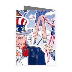 Independence Day United States Of America Mini Greeting Cards (pkg Of 8) by Ket1n9