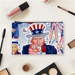 Independence Day United States Of America Cosmetic Bag (Medium) Front