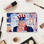 Independence Day United States Of America Cosmetic Bag (Medium) Back