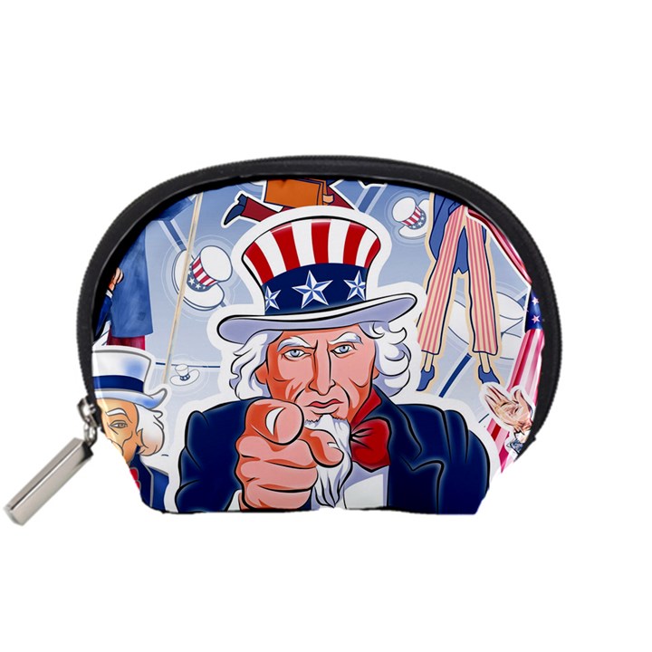 Independence Day United States Of America Accessory Pouch (Small)