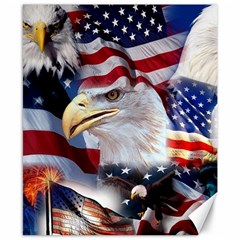 United States Of America Images Independence Day Canvas 8  X 10 