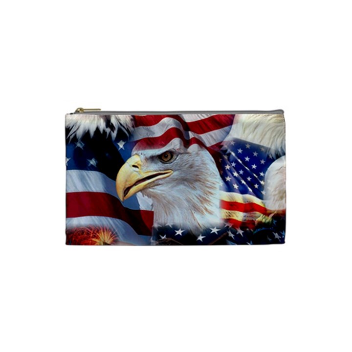 United States Of America Images Independence Day Cosmetic Bag (Small)