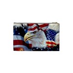 United States Of America Images Independence Day Cosmetic Bag (Small) Back