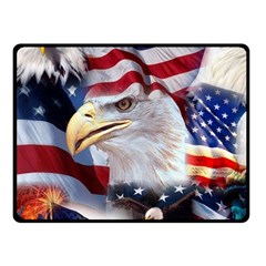 United States Of America Images Independence Day Fleece Blanket (small) by Ket1n9