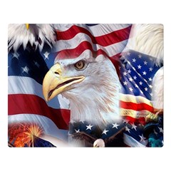 United States Of America Images Independence Day Premium Plush Fleece Blanket (large) by Ket1n9