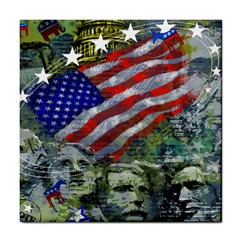 Usa United States Of America Images Independence Day Tile Coaster by Ket1n9