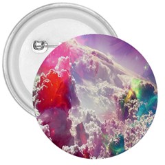 Clouds Multicolor Fantasy Art Skies 3  Buttons by Ket1n9