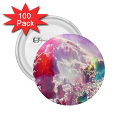 Clouds Multicolor Fantasy Art Skies 2 25  Buttons (100 Pack)  by Ket1n9