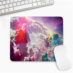 Clouds Multicolor Fantasy Art Skies Large Mousepad by Ket1n9