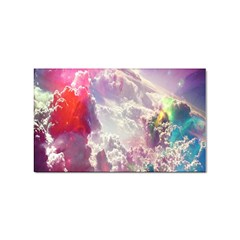 Clouds Multicolor Fantasy Art Skies Sticker Rectangular (10 Pack) by Ket1n9