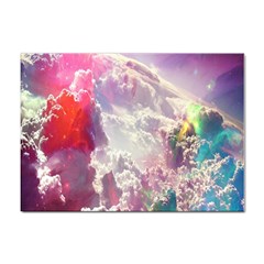 Clouds Multicolor Fantasy Art Skies Sticker A4 (100 Pack) by Ket1n9