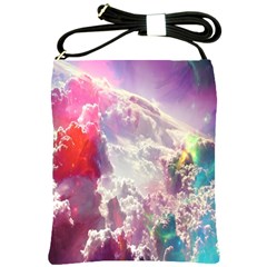 Clouds Multicolor Fantasy Art Skies Shoulder Sling Bag by Ket1n9