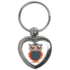 Owl Logo Key Chain (heart) by Ket1n9