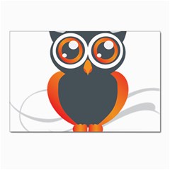 Owl Logo Postcard 4 x 6  (pkg Of 10) by Ket1n9