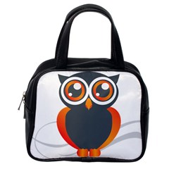 Owl Logo Classic Handbag (one Side) by Ket1n9