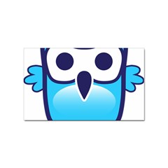 Owl Logo Clip Art Sticker Rectangular (10 Pack) by Ket1n9