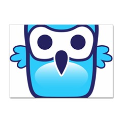 Owl Logo Clip Art Sticker A4 (100 Pack) by Ket1n9