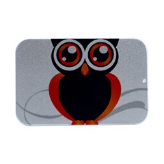 Owl Logo Open Lid Metal Box (silver)   by Ket1n9