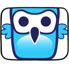 Owl Logo Clip Art Fleece Blanket (mini)