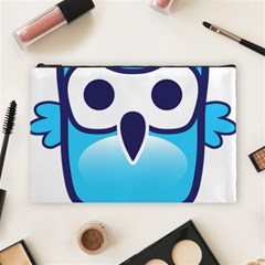 Owl Logo Clip Art Cosmetic Bag (large) by Ket1n9