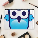 Owl Logo Clip Art Cosmetic Bag (Large) Front